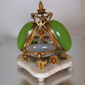 Grand Tour Opaline Mechanical Cupid Perfume Caddy